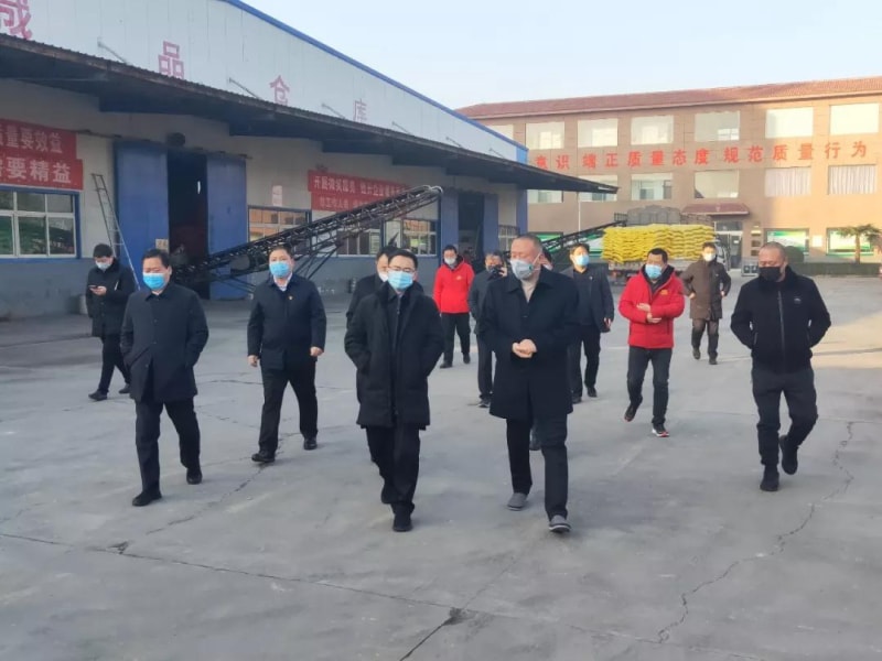 縣長申琳調(diào)研旭瑞集團(tuán)疫情防控、復(fù)工復(fù)產(chǎn)情況！