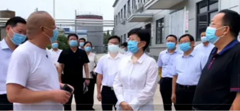 焦作市委書記葛巧紅一行蒞臨旭瑞集團(tuán)參觀調(diào)研！